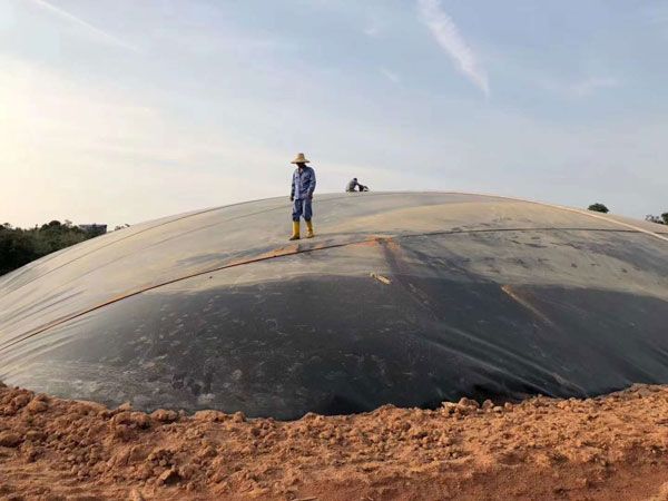 沼氣池土工膜防滲工程